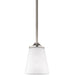 Generation Lighting - 6124501-962 - One Light Mini-Pendant - Hanford - Brushed Nickel