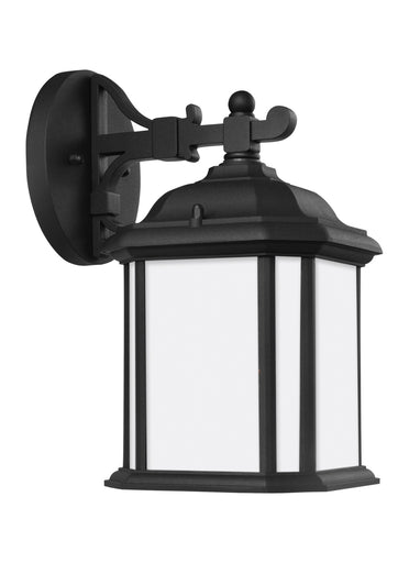 Kent One Light Outdoor Wall Lantern Black