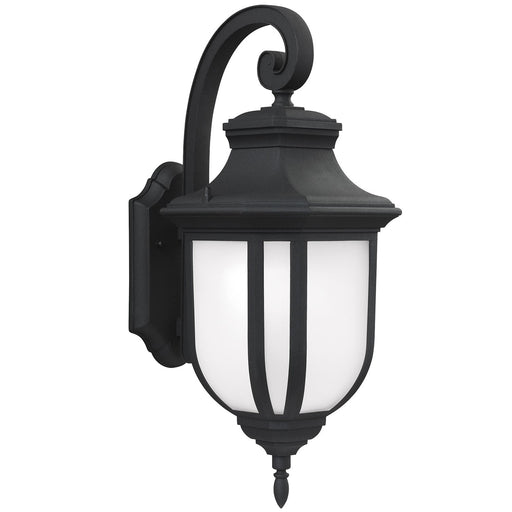 Generation Lighting - 8736301-12 - One Light Outdoor Wall Lantern - Childress - Black