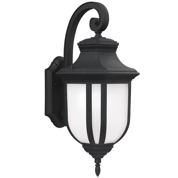Generation Lighting - 8736301-12 - One Light Outdoor Wall Lantern - Childress - Black