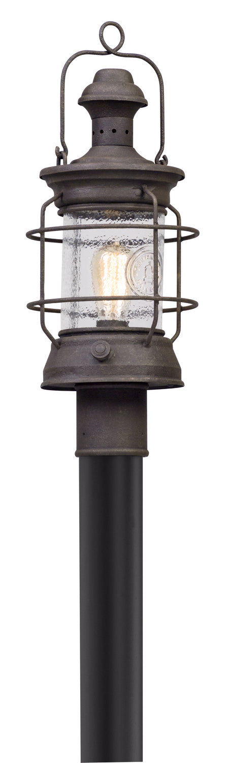 Troy Lighting - P5055-HBZ - One Light Post Lantern - Atkins - Centennial Rust