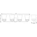 Progress Lighting - P2149-20 - Four Light Bath - Cascadia - Antique Bronze