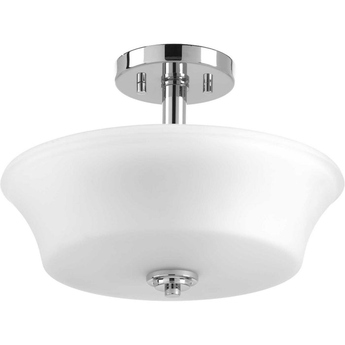 Progress Lighting - P3644-15 - Two Light Semi-Flush Convertible - Cascadia - Polished Chrome