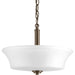 Progress Lighting - P3644-20 - Two Light Semi-Flush Convertible - Cascadia - Antique Bronze