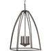 Progress Lighting - P3787-20 - Four Light Foyer Pendant - Tally - Antique Bronze