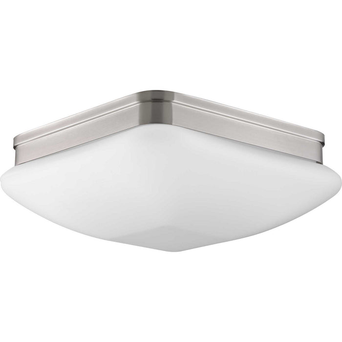 Progress Lighting - P3992-09 - Three Light Flush Mount - Appeal - Opal - Brushed Nickel