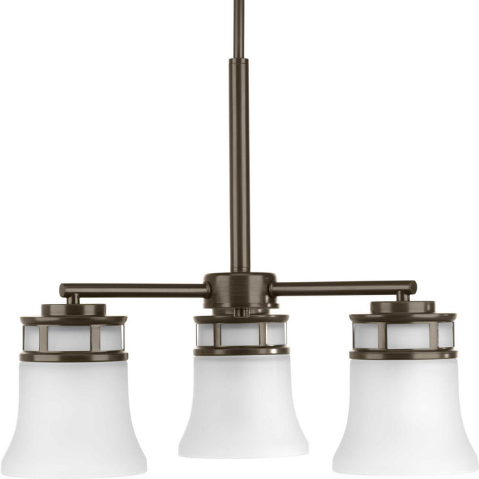Progress Lighting - P4612-20 - Three Light Chandelier - Cascadia - Antique Bronze