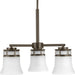 Progress Lighting - P4612-20 - Three Light Chandelier - Cascadia - Antique Bronze