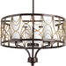 Progress Lighting - P4699-20 - Three Light Chandelier - Cirrine - Antique Bronze
