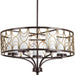 Progress Lighting - P4700-20 - Five Light Chandelier - Cirrine - Antique Bronze