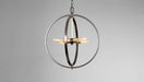 Progress Lighting - P5190-20 - Four Light Pendant - Swing - Antique Bronze