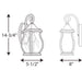 Progress Lighting - P5692-108 - One Light Wall Lantern - Township - Oil Rubbed Bronze