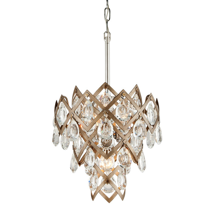 Corbett Lighting - 214-44 - Three Light Pendant - Tiara - Vienna Bronze
