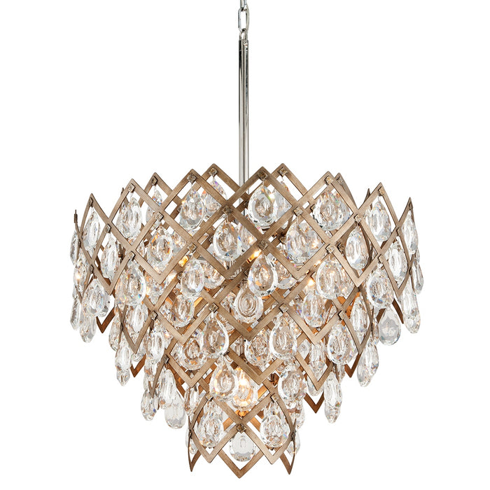 Corbett Lighting - 214-47 - Seven Light Chandelier - Tiara - Vienna Bronze