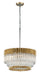 Corbett Lighting - 220-410 - Ten Light Chandelier - Charisma - Gold Leaf W Polished Stainless