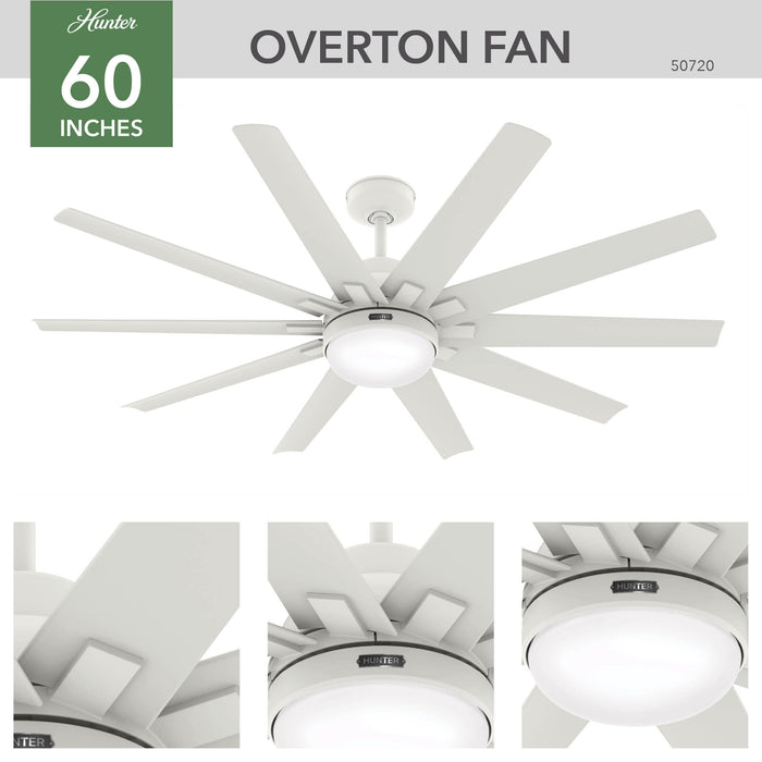 Overton 60" Ceiling Fan-Fans-Hunter-Lighting Design Store