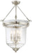Minka-Lavery - 3298-613 - Four Light Pendant (Convertible To Semi-Flush) - Audrey's Point - Polished Nickel