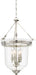 Minka-Lavery - 3298-613 - Four Light Pendant (Convertible To Semi-Flush) - Audrey's Point - Polished Nickel