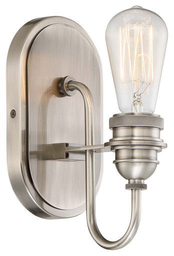 Uptown Edison One Light Bath Plated Pewter