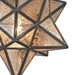 ELK Home - 1145-004 - One Light Flush Mount - Moravian Star - Oil Rubbed Bronze