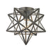 ELK Home - 1145-005 - One Light Flush Mount - Moravian Star - Oil Rubbed Bronze