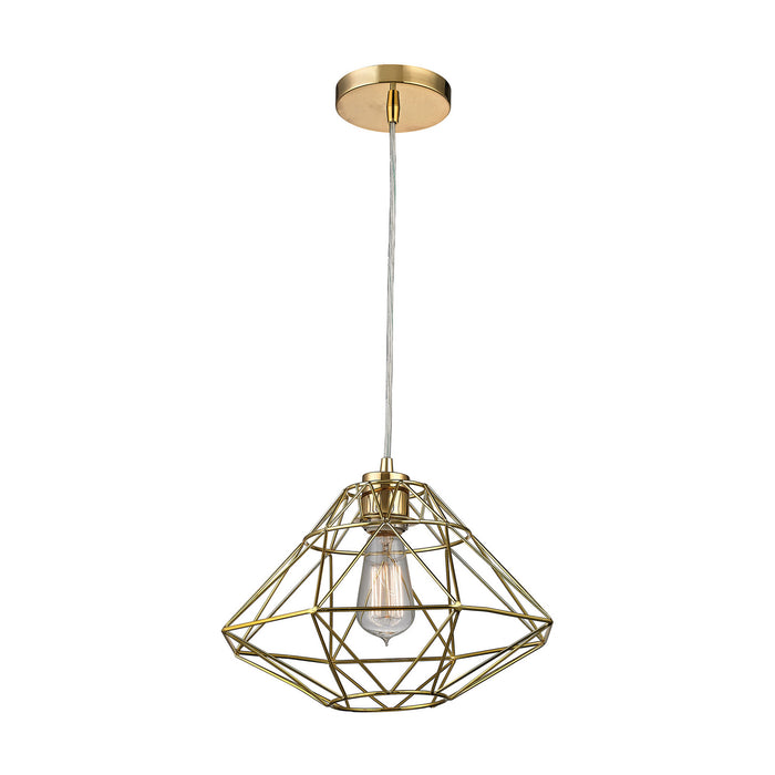 ELK Home - D2963 - One Light Pendant - Paradigm - Gold