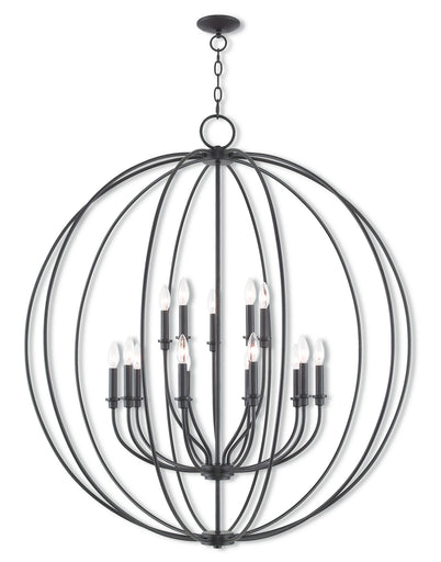 Milania 15 Light Foyer Chandelier Bronze
