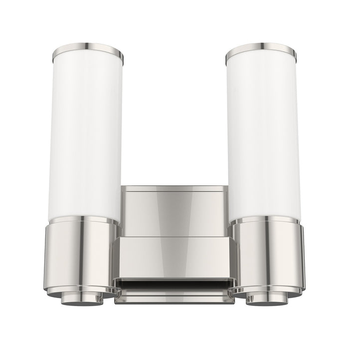Livex Lighting - 52102-35 - Two Light Wall Sconce/ Bath Light - Weston - Polished Nickel