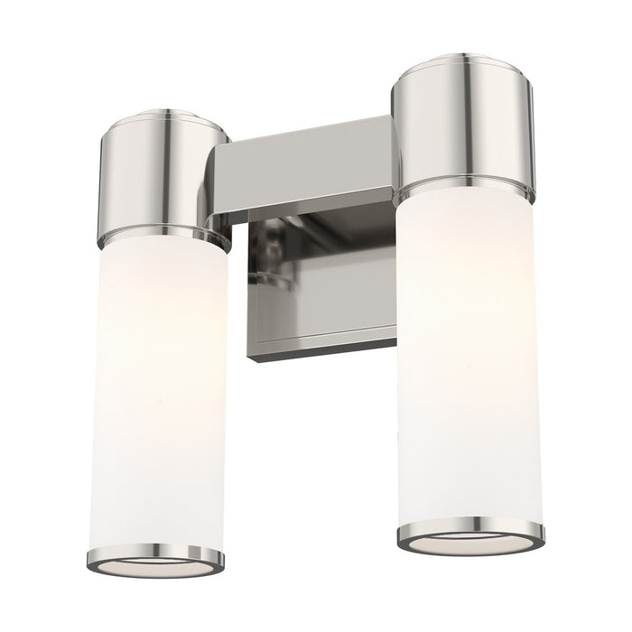 Livex Lighting - 52102-35 - Two Light Wall Sconce/ Bath Light - Weston - Polished Nickel