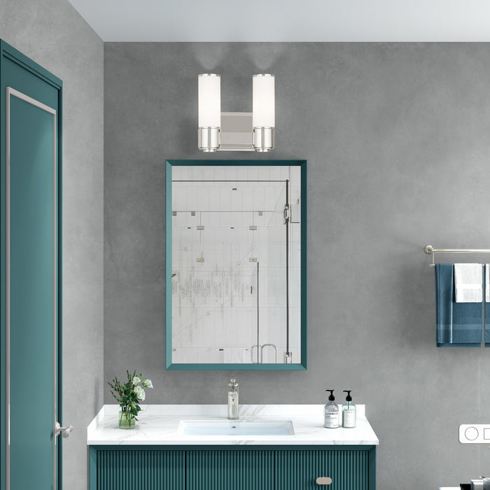 Livex Lighting - 52102-35 - Two Light Wall Sconce/ Bath Light - Weston - Polished Nickel