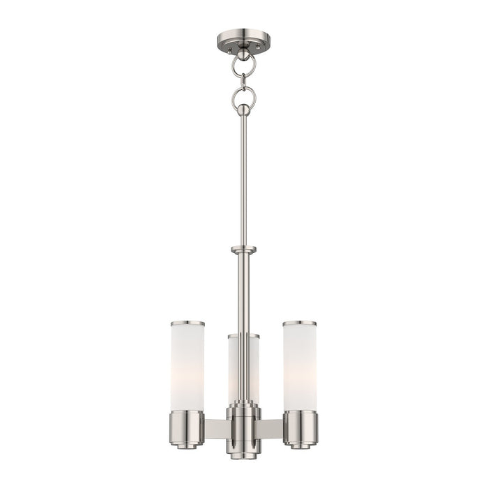 Livex Lighting - 52103-35 - Three Light Mini Chandelier - Weston - Polished Nickel