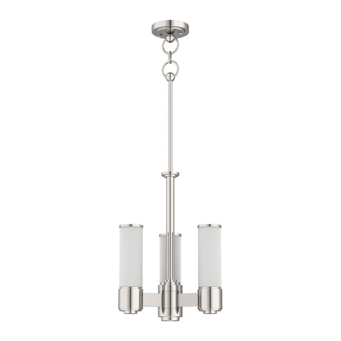 Livex Lighting - 52103-35 - Three Light Mini Chandelier - Weston - Polished Nickel