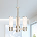 Livex Lighting - 52103-35 - Three Light Mini Chandelier - Weston - Polished Nickel