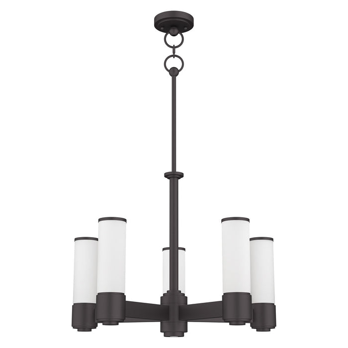 Livex Lighting - 52105-92 - Six Light Chandelier - Weston - English Bronze