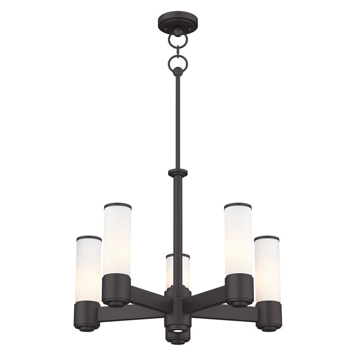 Livex Lighting - 52105-92 - Six Light Chandelier - Weston - English Bronze
