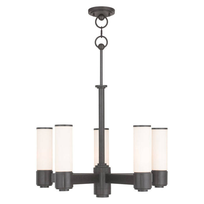 Livex Lighting - 52105-92 - Six Light Chandelier - Weston - English Bronze