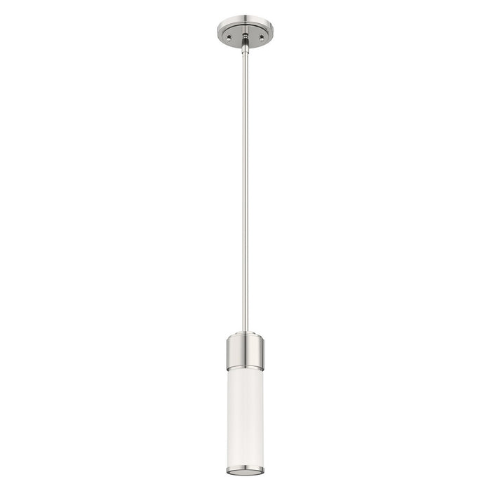 Livex Lighting - 52111-35 - One Light Mini Pendant - Weston - Polished Nickel