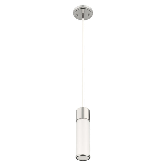 Livex Lighting - 52111-35 - One Light Mini Pendant - Weston - Polished Nickel