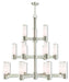 Livex Lighting - 52119-35 - 17 Light Foyer Chandelier - Weston - Polished Nickel