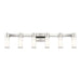 Livex Lighting - 52126-35 - Six Light Wall Sconce/ Bath Light - Weston - Polished Nickel