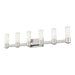 Livex Lighting - 52126-35 - Six Light Wall Sconce/ Bath Light - Weston - Polished Nickel