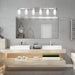 Livex Lighting - 52126-91 - Six Light Wall Sconce/ Bath Light - Weston - Brushed Nickel