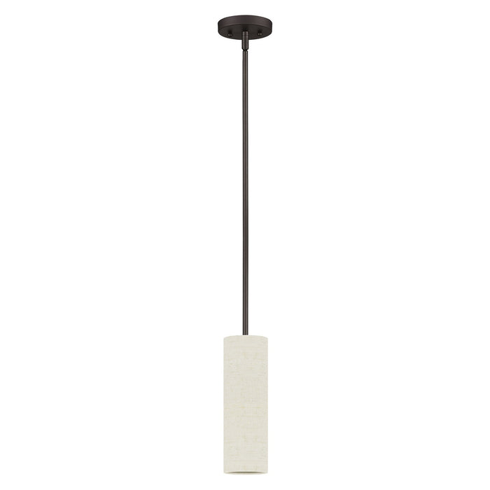 Livex Lighting - 52130-92 - One Light Mini Pendant - Monroe - English Bronze