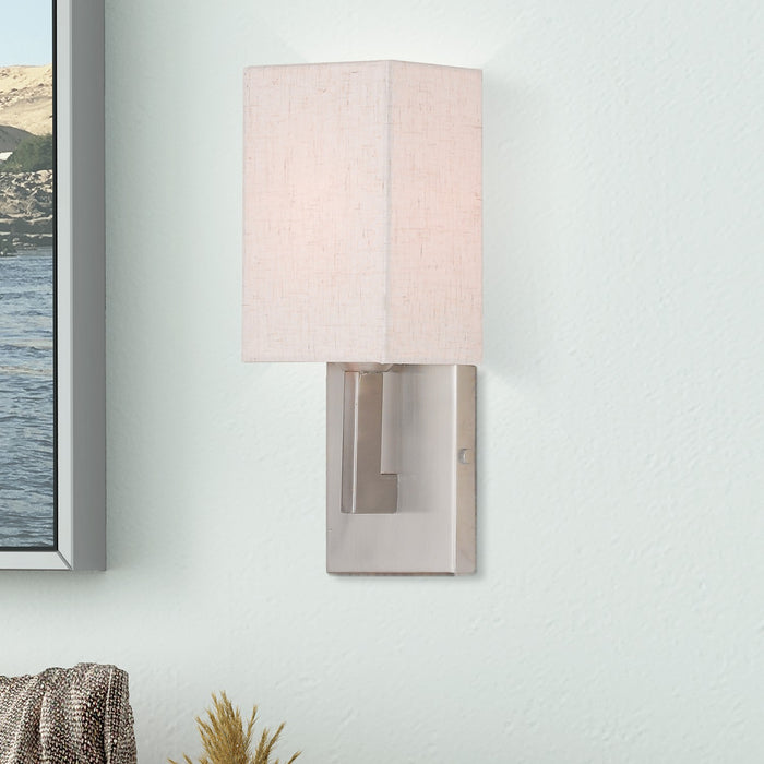 Livex Lighting - 52131-91 - One Light Wall Sconce - ADA Wall Sconces - Brushed Nickel