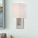 Livex Lighting - 52131-91 - One Light Wall Sconce - ADA Wall Sconces - Brushed Nickel