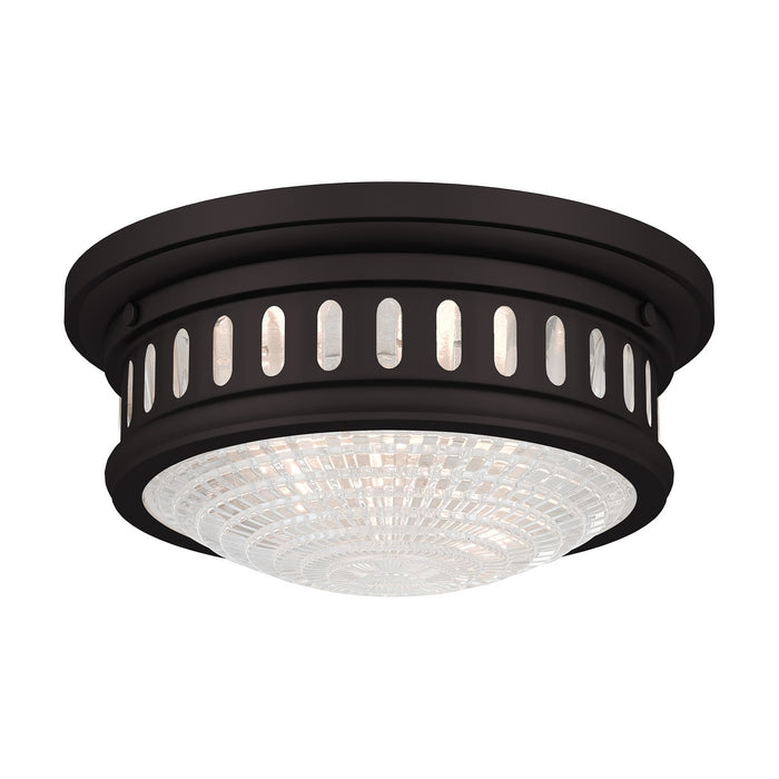 Livex Lighting - 73051-07 - Two Light Ceiling Mount - Berwick - Bronze