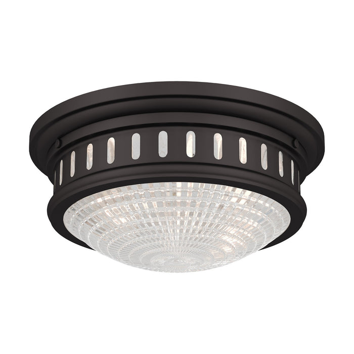 Livex Lighting - 73052-07 - Two Light Ceiling Mount - Berwick - Bronze