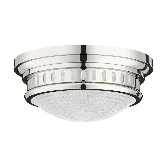Livex Lighting - 73053-35 - Three Light Ceiling Mount - Berwick - Polished Nickel