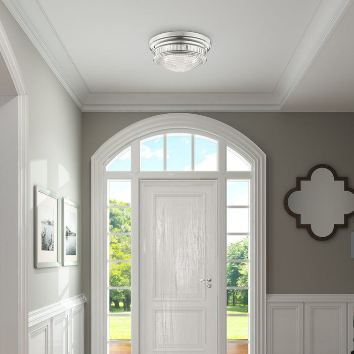Livex Lighting - 73053-35 - Three Light Ceiling Mount - Berwick - Polished Nickel