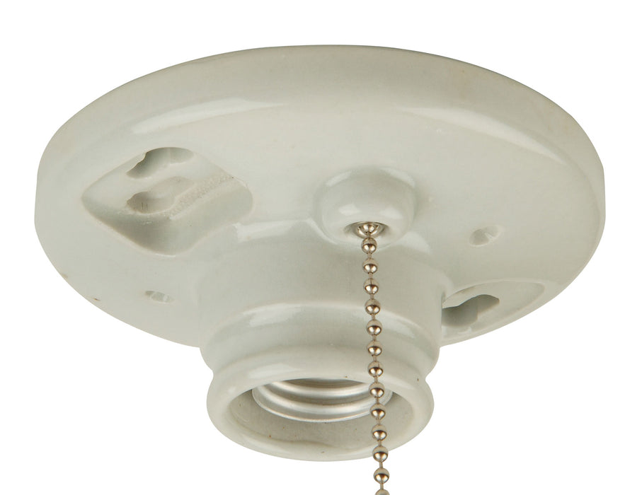 Craftmade - K858-SO - Keyless Lamp Holder - Keyless Fixtures and Access. - White